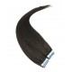 Vlasy pro metodu Invisible Tape / TapeX / Tape Hair / Tape IN 50cm - tmavě hnědé